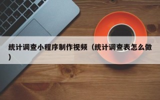 阳春统计调查小程序制作视频（统计调查表怎么做）